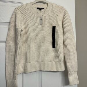 Banana Republic Ivory/Cream Ribbed Sweater